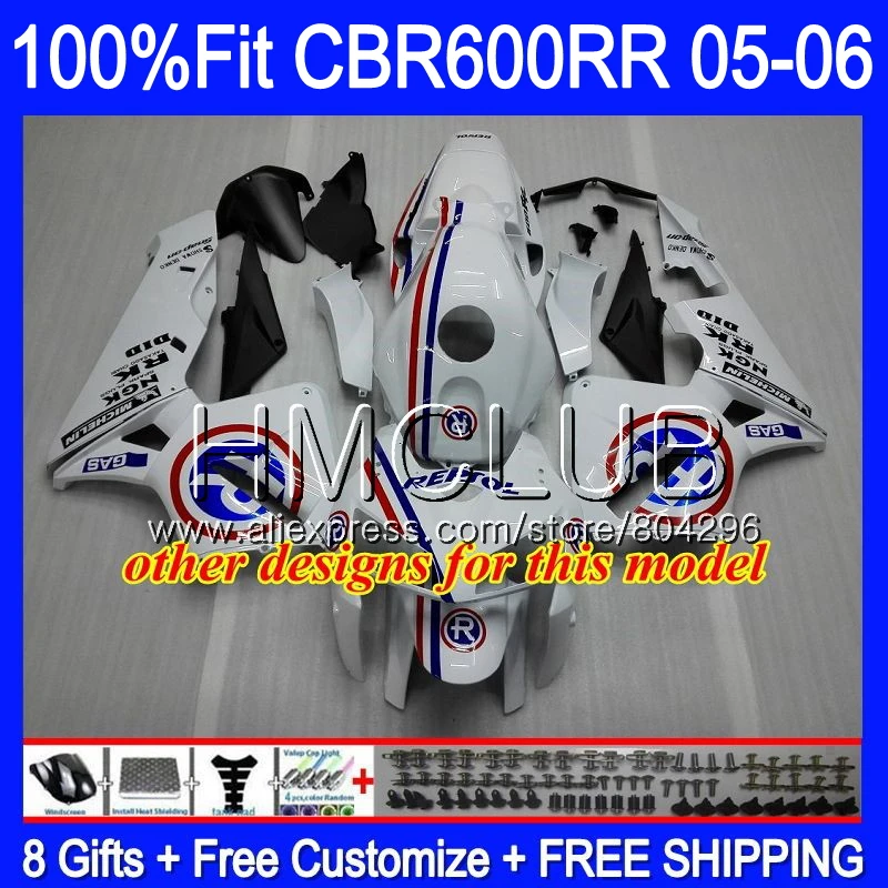 Литые изделия для Honda CBR 600RR 600F5 CBR600 RR 05 06 64HM. 14 CBR600F5 граффити красный CBR600RR F5 05 06 CBR 600 RR 2005 2006 обтекатель