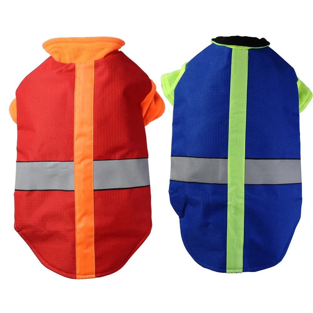 Waterproof LED Luminous Dog Clothes Winter Safety Reflective Warm Dog Coats Jackets Clothing