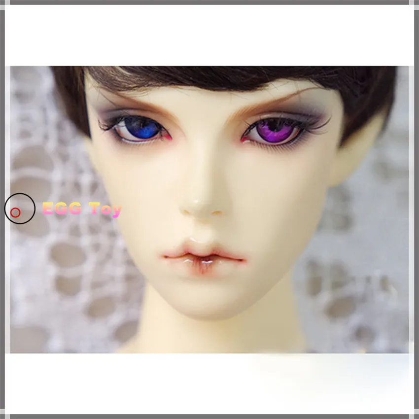 Шарики для глаз BJD 8 мм 12 14 18 20 22 кукол аксессуары ручной работы два цвета очки 1/4