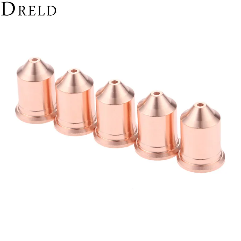 DRELD 5Pcs Plasma Nozzles 220990 105A for 105 Plasma Cutting Torch Consumables Drag-cut/ Mechanized/Unshielded Processes DRELD 5Pcs Plasma Nozzles 220990 105A for 105 Plasma Cutting Torch Consumables Drag-cut/ Mechanized/Unshielded Processes
