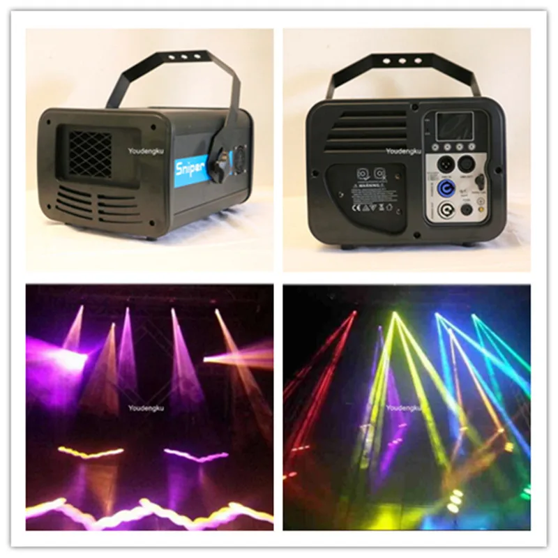 4 pieces Cheap dj Laser Lights Club 200W Sharpy Beam & Gobo & Laser Effects Sniper 5R beam light