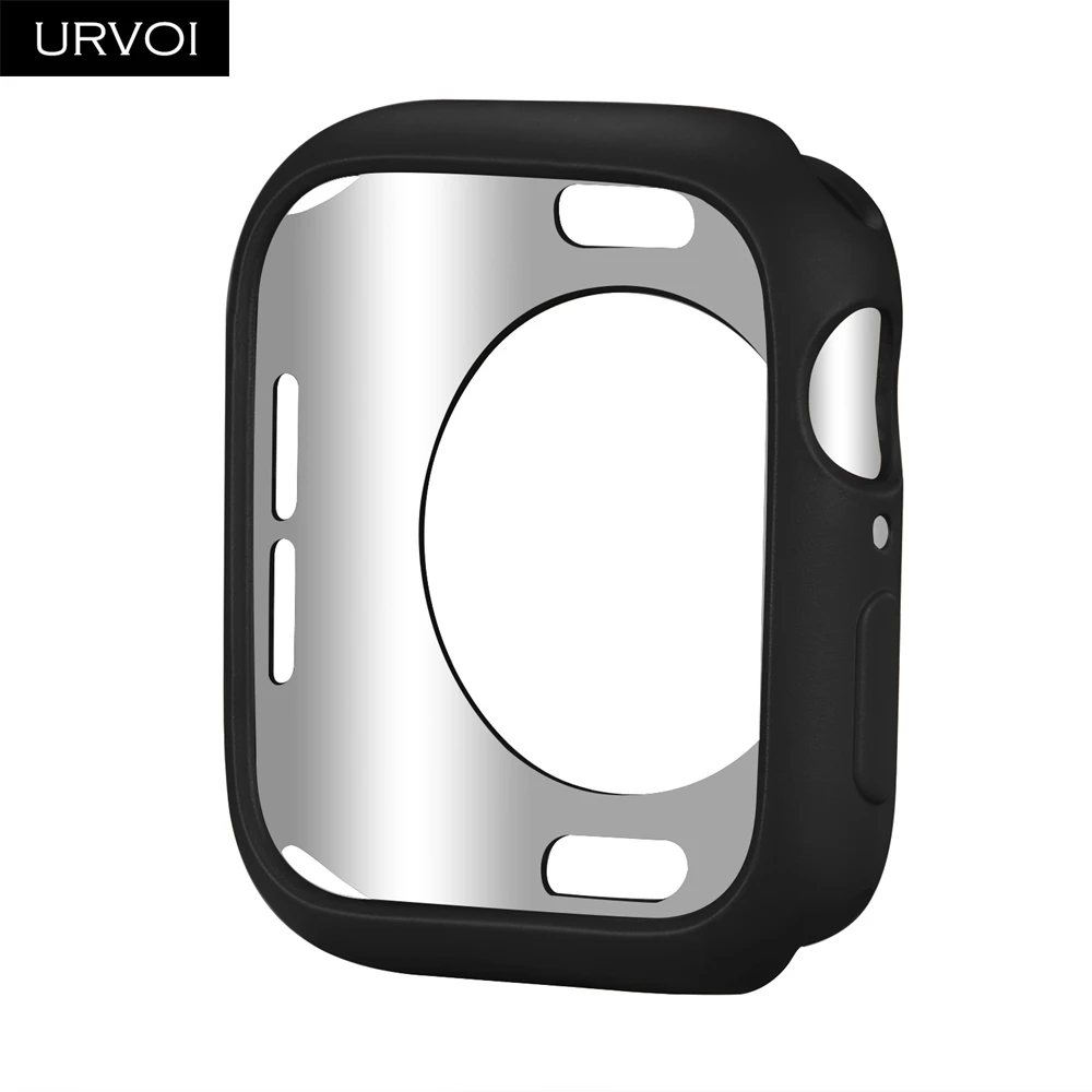 Чехол URVOI для apple watch series 6 SE 5 4 3 2 1 чехол iwatch бампер из ТПУ защита 38 42 40 44 мм