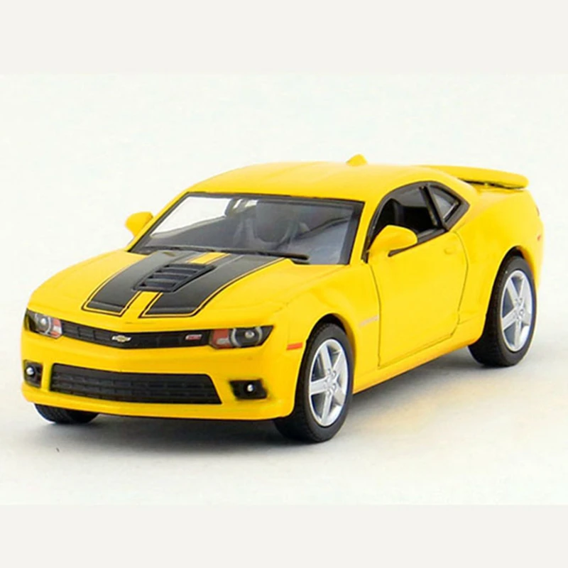 Kinsmart Scale 138 Simulation Camaro Car Toy, Miniature Alloy Doors