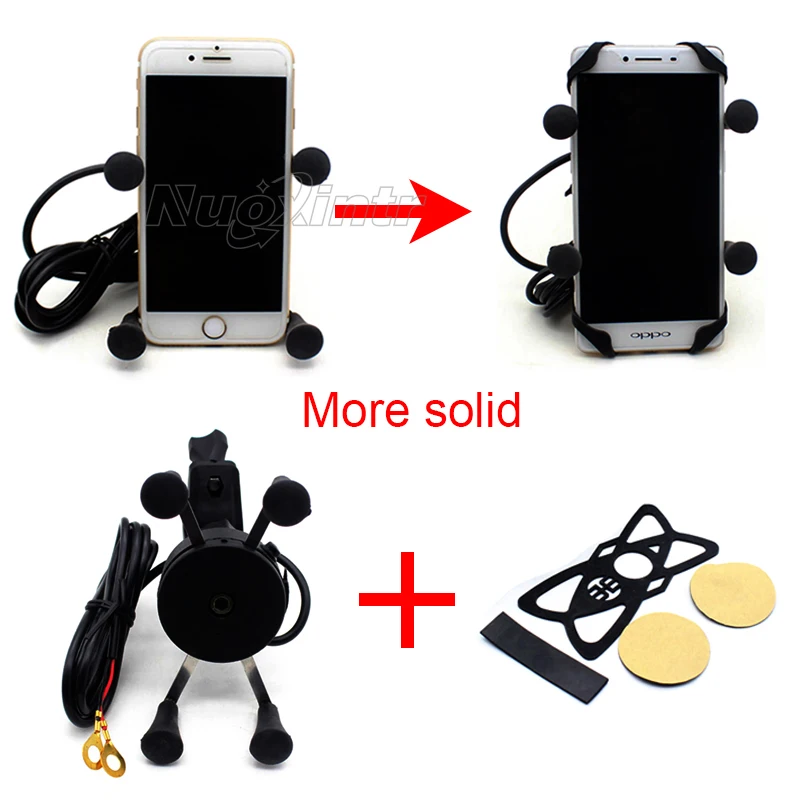 phone with a charge of the solid release of the mobile phone bracket for handle bike and motorcycle