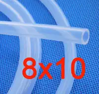 8x10 mm Food Grade Medical Use Grade FDA Silicone Rubber Flexible Tube Hose Pipe