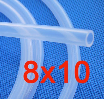 

8x10 mm Food Grade Medical Use Grade FDA Silicone Rubber Flexible Tube Hose Pipe