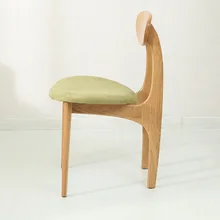 Modern Solid Wood Dining Chair Simple Table Dining Chair Combination White Oak Casual Cafe Restaurant Study Japanese Chair furniture restaurant combination adjustable fold modern simple dining table