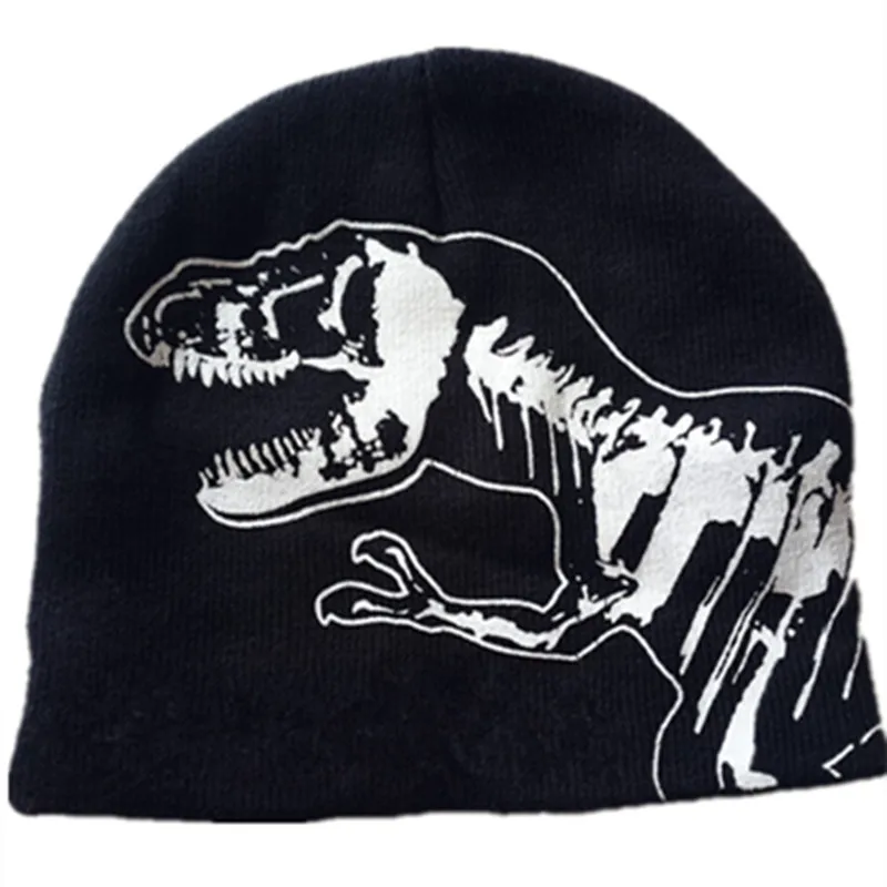 

Violent Killer Animals Dinosaur Plush Knitting Cotton Hat Cosplay Tyrannosaurus Rex Monster Warm Hat Halloween Party Beanies