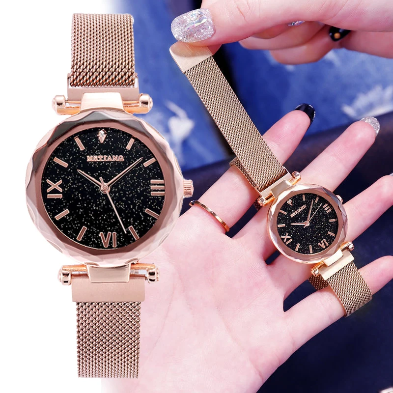 

Luxury Women Watches Magnetic Female Clock Quartz Wristwatch Fashion Ladies watches for Girl Gift Reloj Mujer Relogio Feminino