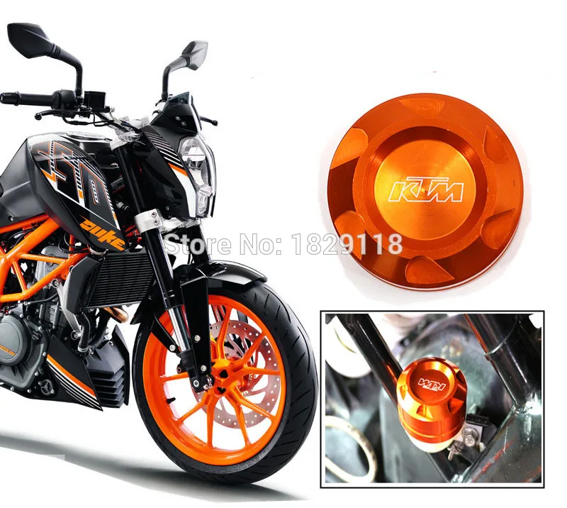 

Motorcycle Aluminum CNC Engine Rear Fluid Reservoir Cap Cover for KTM DUKE 125 200 390