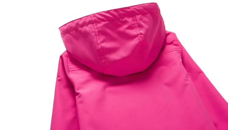 Aipie/Новинка г.; детские куртки для девочек; Повседневная однотонная стильная одежда для защиты от ветра и дождя; пальто и верхняя одежда для детей