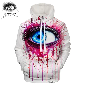 

Pink by Pixie cold Art Eye Printed 3D Hoodies Sweatshirts Men Hoodies Casual Tracksuits Male Brand Pullover Jackets ZOOTOP BEAR