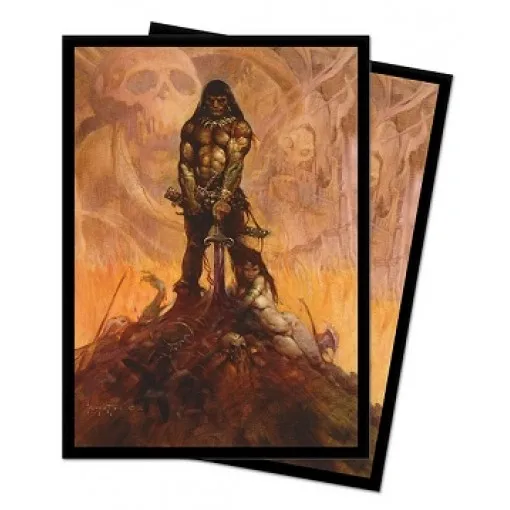 

100 PCS/LOT Death Trader/Savage/Vampire Lover Card Sleeves Cover for Trading Cards TCG Board Games Protector By Frank Frazetta