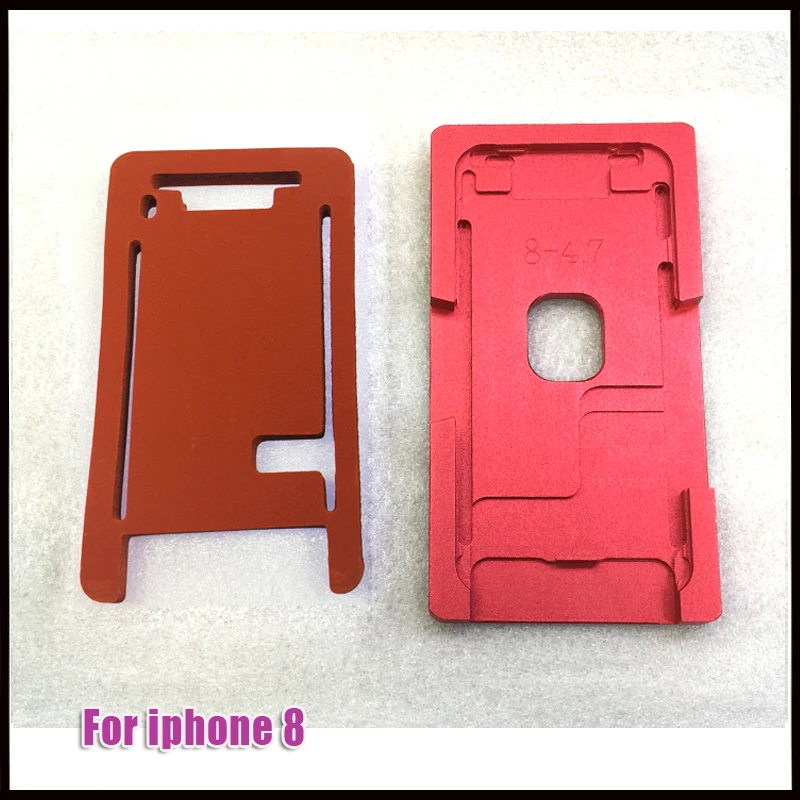 One set Mold LCD Outer Glass Lens Alignment Mould With Laminating Mat Pad For iphone X 8 7 8plus LCD Touch Screen Refurbishment