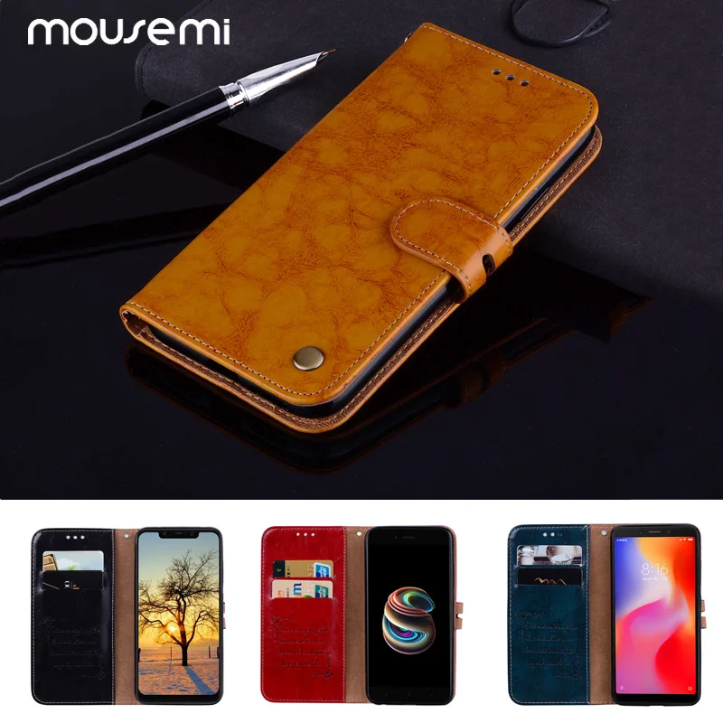 Чехол Кошелек для Xiaomi Pocophone F1 Redmi 6A 6 Pro S2 5X A2 6X мягкий флип чехол Mi A1 кожаный
