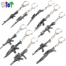 10style csgo Weapon AK47 Gun KeyChains CS GO metal key holder Men Jewelry Pendants Keyring chaveiro key buckle game accessories