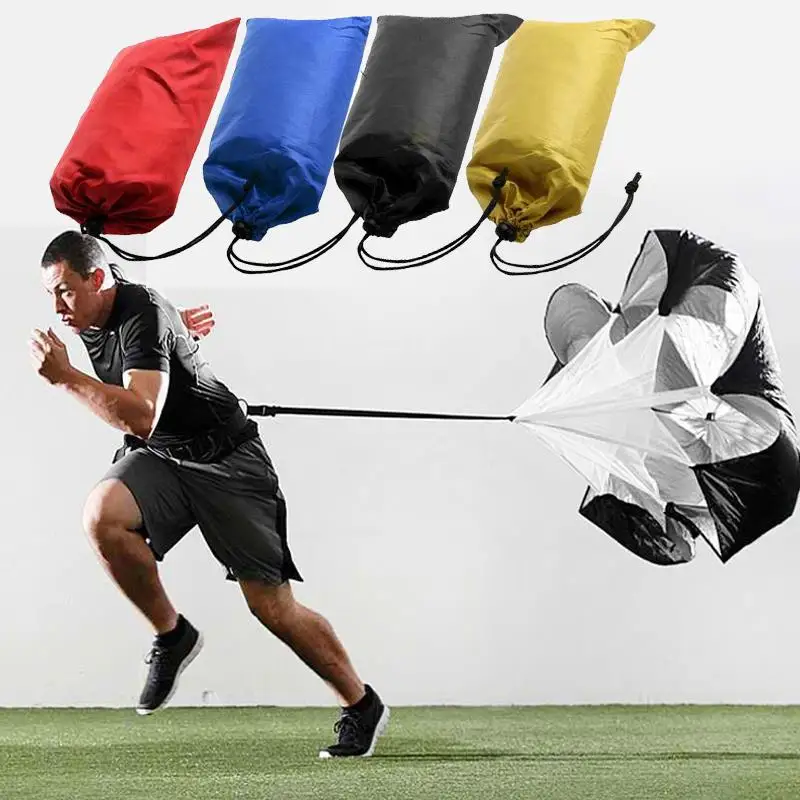 Adjustable Resistance Parachute Sports Run Speed Training Drags Chute Equipments 