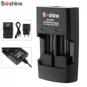 

Design Soshine Li-FePO4 RCR 123 / CR2 Battery Intelligent Rapid Charger