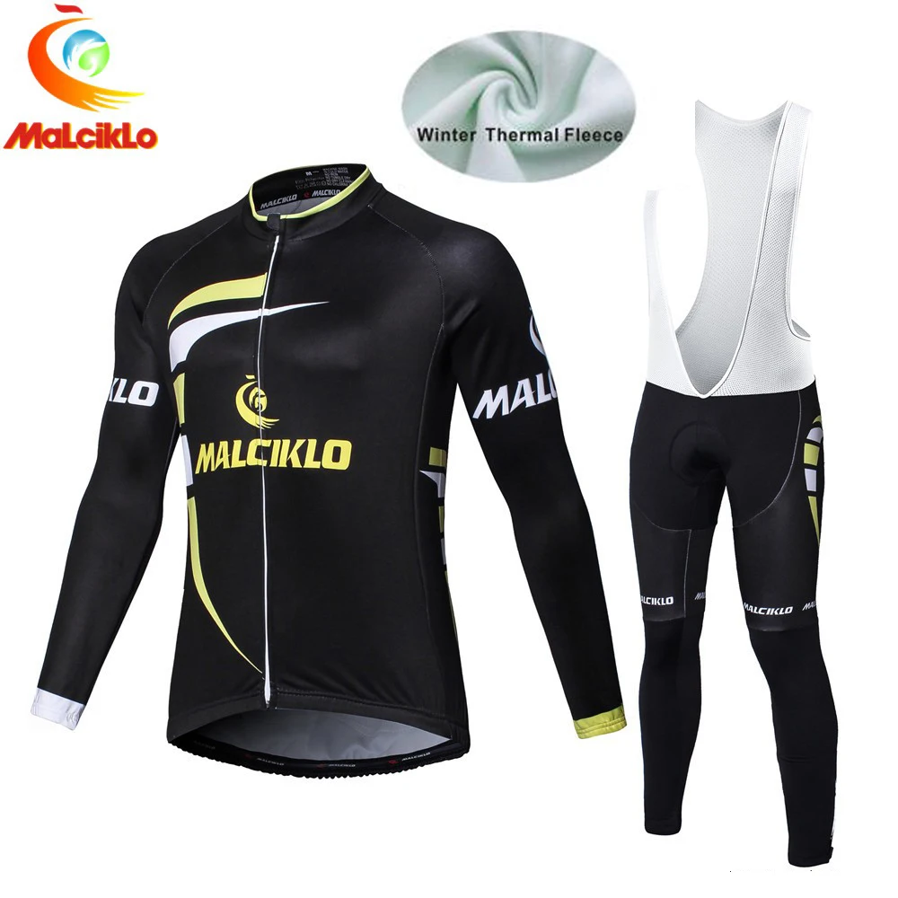 Winter maillot ciclismo Men's Ropa Ciclismo Mujer Invierno Thermal Fleece Long Sleeve Cycling Clothing Bike Jerseys | Спорт и