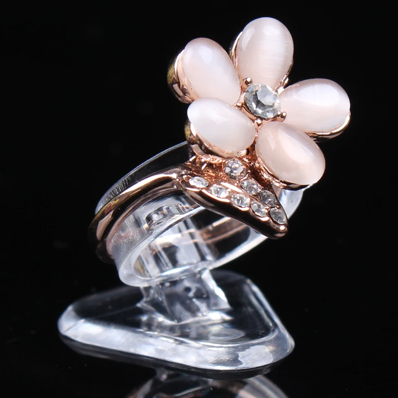 Mini ring display shelf Jewelry displays shelf decoration clear plastic
