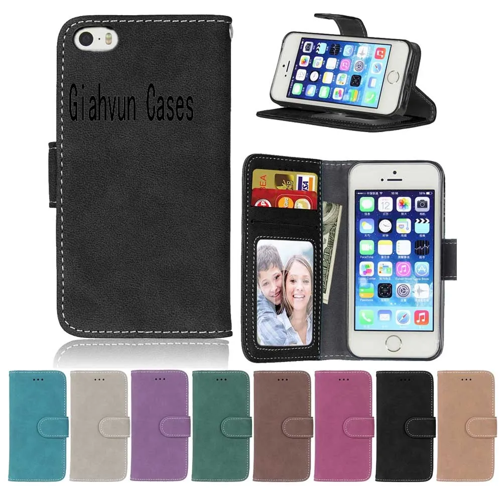 Retro sketchbook photograph Wallet soft Leather Card Holder Stand magnet Vintage For Apple iPhone 4 4S iPhone4 Case | Мобильные