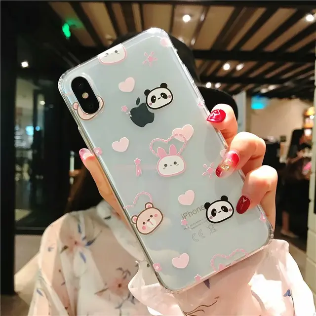 NiceKing Gasbag Silicone Case For IPhone 7 8 Plus Case Cute Cartoon 