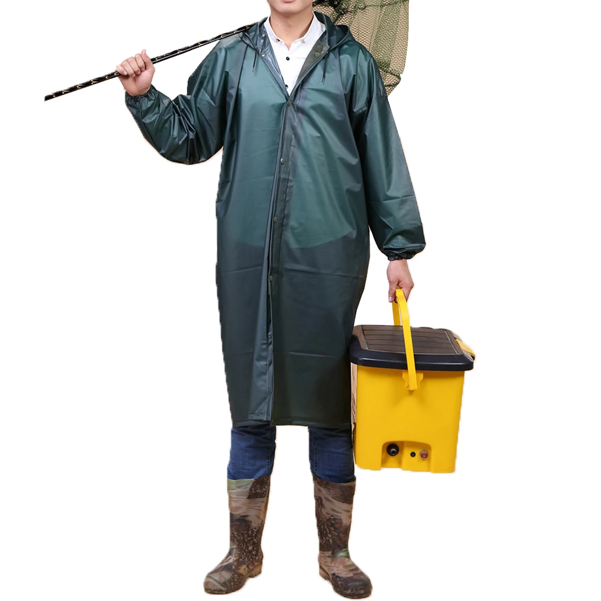 

Rainfreem Raincoat Suit Impermeable Women/Men Hooded Motorcycle Poncho Motorcycle Rainwear Hiking Fishing Rain Gear