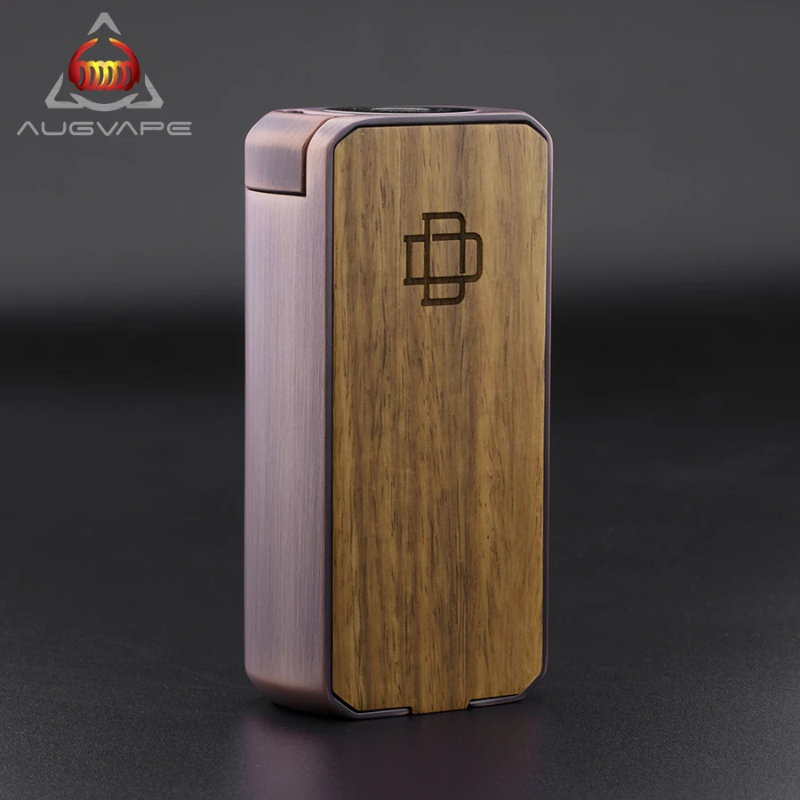 

Augvape Druga Foxy Copper Box Mod Quick Release Patent Design Plus And Minus Button To Adjust Voltage Zinc Alloy VV/VW Mod Vape