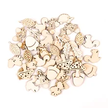 Украшение для дома, подвесное украшение, аксессуар, картина, скрапбукинг, ремесло, дерево, сделай сам, в форме животных, ручная работа, 25-30 мм, 20шт