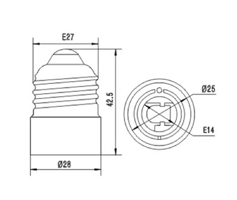 Z1028 E27 to E14 Adapter (3)