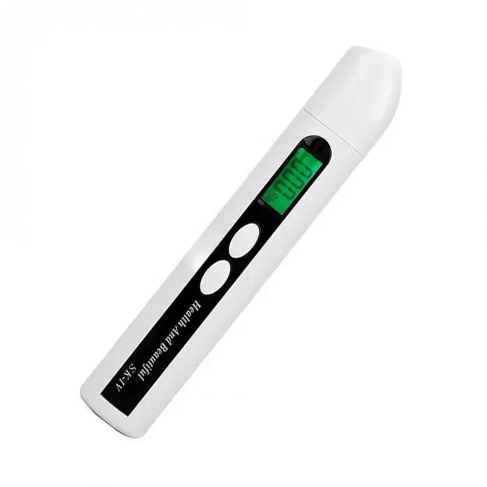 Digital Face Skin Detector Pen LCD Display Portable Skin Analyzer Water Oil Tester Analysis Moisture Machine Skin Care Tool SMJ