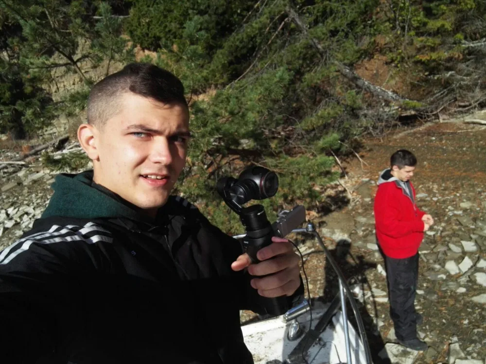 Free Gift DJI Osmo Handheld 4K Camera And 3 Axis Gimble Stabilizer Gimbal 3 Axis Gimbal DJI Phantom 3 EMS Free