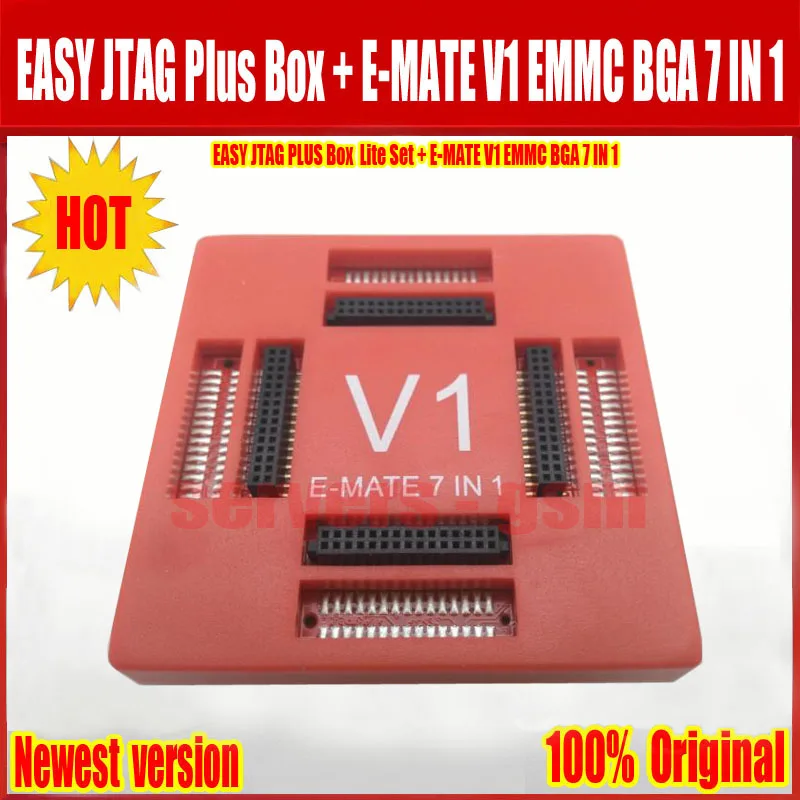 Новая электронная сигарета 7 в 1 с внутренней резьбой V1 Emate box EMMC BGA поддержка 4