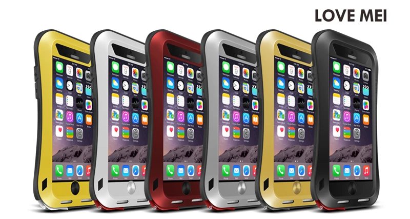 Small Waist Armor Metal Case For iPhone 6s Plus  (13)