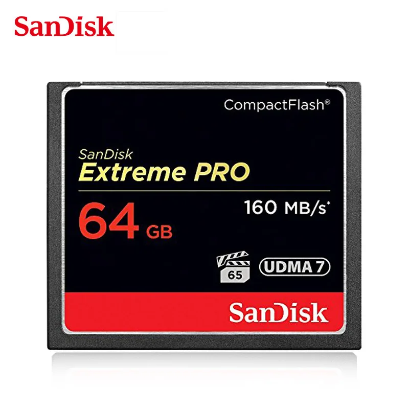 Sandisk Extreme Pro CompactFlash Card 16gb 32gb 64gb 128gb 256gb Professional 160MBs for DSLR HD Camera Compact Flash CF Card (4)