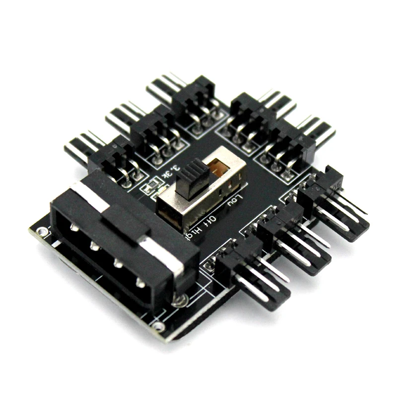 Компьютер от 1 до 8 4Pin Molex кулер вентилятор охлаждения концентратор сплиттер