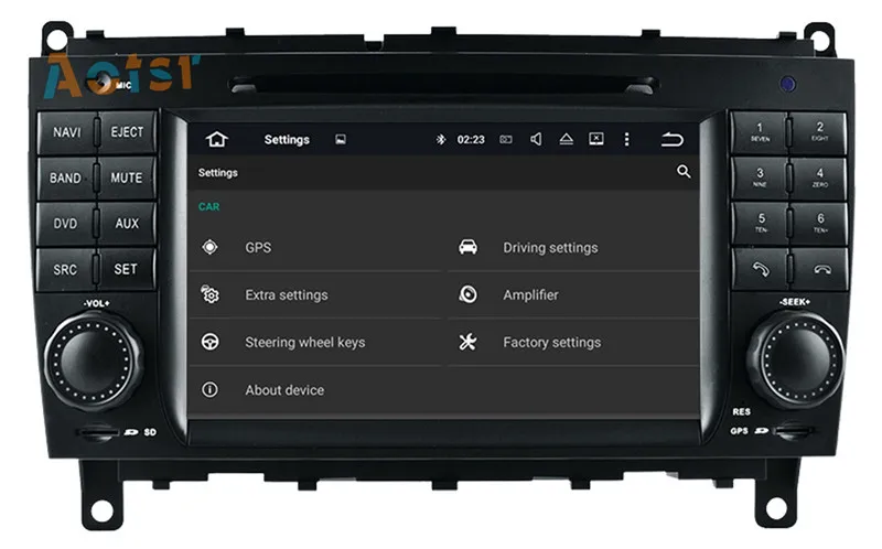 Excellent Android 8.0 Car Radio Car CD DVD Player GPS Navigation Multimedia Stereo For Mercedes Benz CLK W209 2006-2012 CLS W219 2004-2008 9