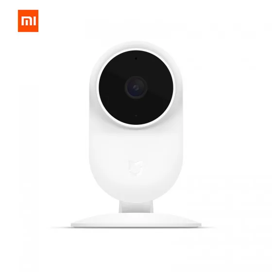 Обновленная версия, Xiaomi mijia Ai Smart IP Cam 1080P full HD качество инфракрасного ночного видения 130 градусов супер широкий угол - Цвет: US plug