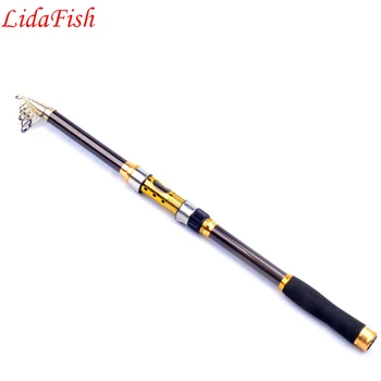 

LIDAFISH selling sea pole 2.1m2.4m2.7m3.0m3.6m carbon fishing pole lee dragon super hard throw pole free shipping