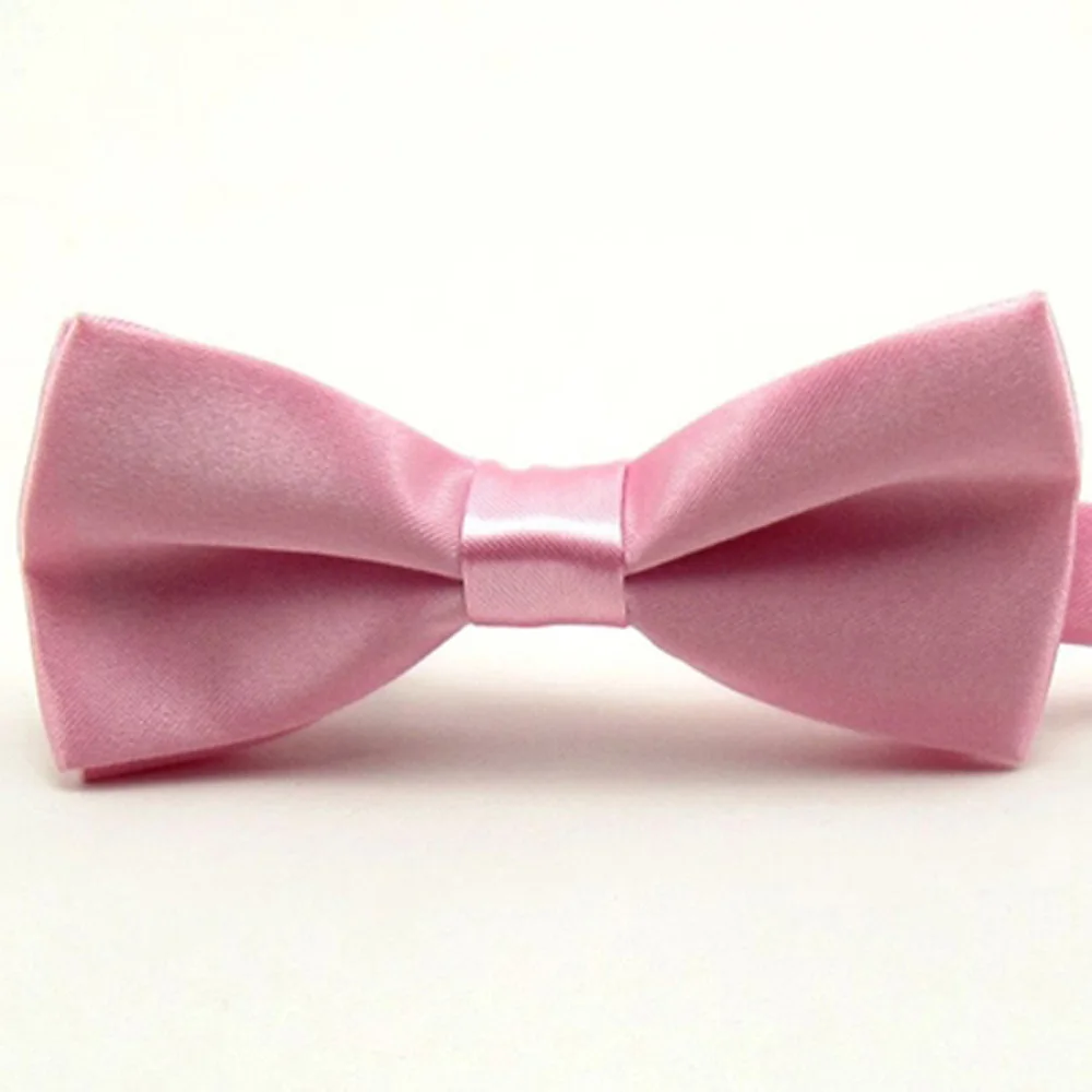 Вечерние свадебные смокинги с галстуком-бабочкой для маленьких мальчиков YYTIE0503 - Цвет: Pink
