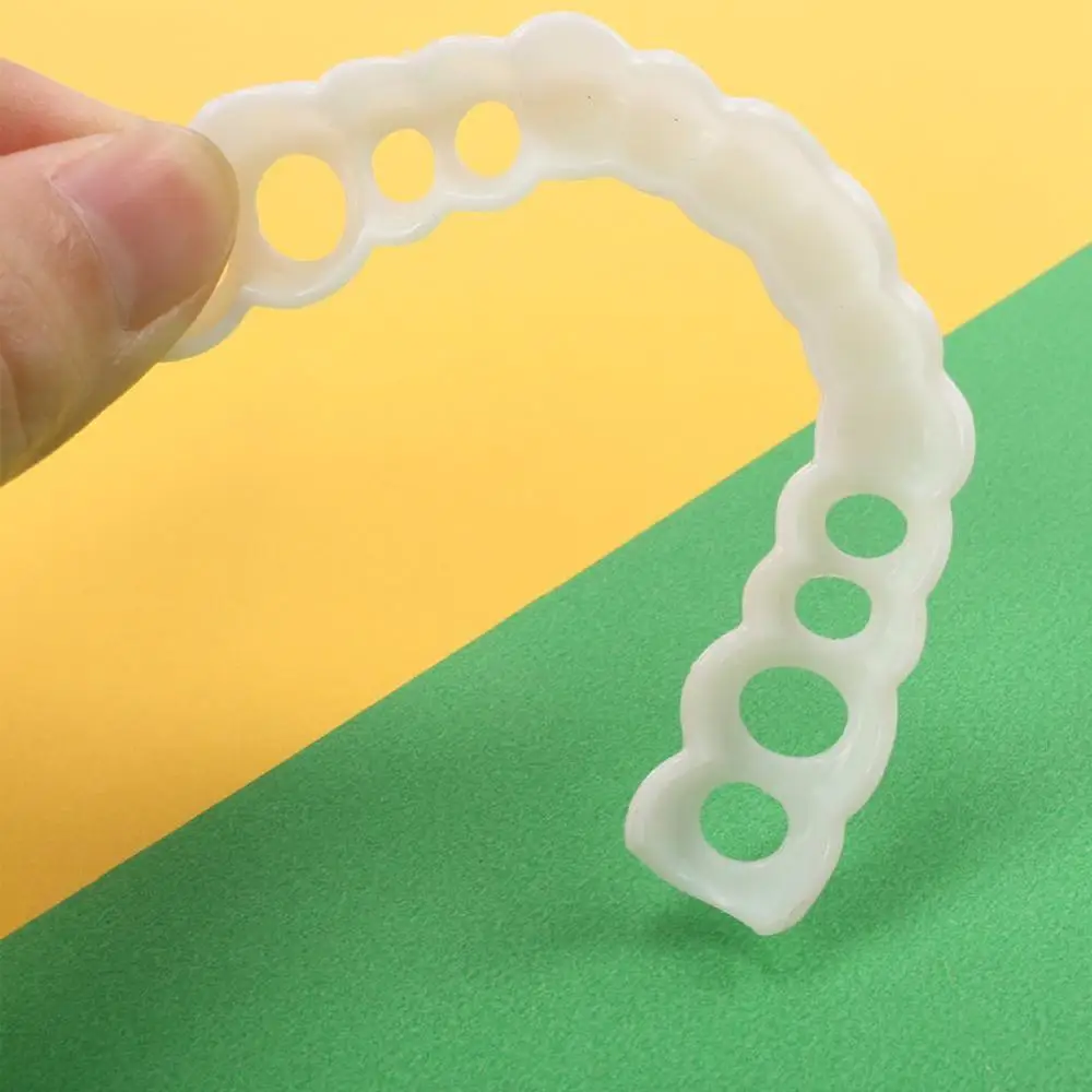 

Smile Denture Fit Flex Cosmetic Teeth Comfortable Veneer Cover Teeth Whitening Snap On Smile Teeth Cosmetic Denture
