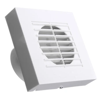

4 Inch 12W 220V Ventilator Extractor Wall Mounted Exhaust Fan Low Noise Home Bathroom Kitchen Garage Air Vent Ventilation