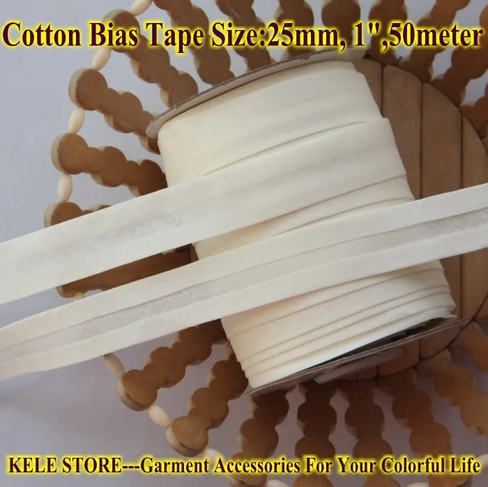 FREESHIPPING100CottonBiastapebiasbindingtapesize25mmwidth1