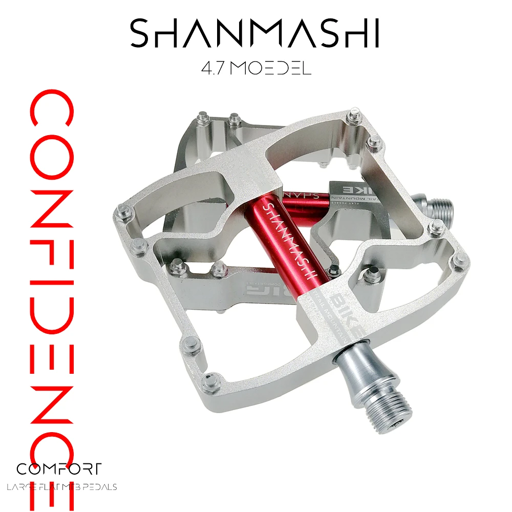 

2018 New CNC Aluminum Alloy Bearing Pedal Wide Anti-skid Pedal MTB Road Mountain Bike Cycling Pedal Ultralight Parts