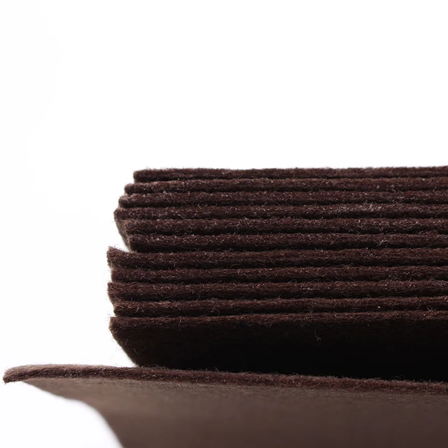 Brown Felt, 2mm Hard Felt Fabric,Polyester Fabrics,Needlework,Diy