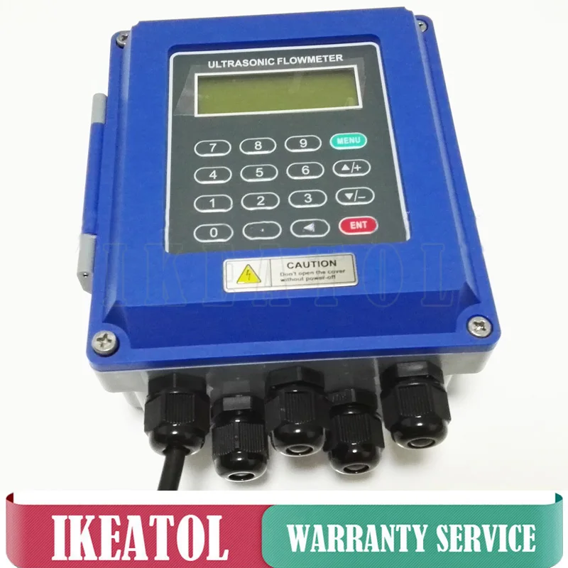 Digital TUF-2000B Ultrasonic Liquid Flow meter with PT100 Heat Meter TS-2 Transducer DN25mm-100mm wall-mounted type flowmeter Digital TUF-2000B Ultrasonic Liquid Flow meter with PT100 Heat Meter TS-2 Transducer DN25mm-100mm wall-mounted type flowmeter