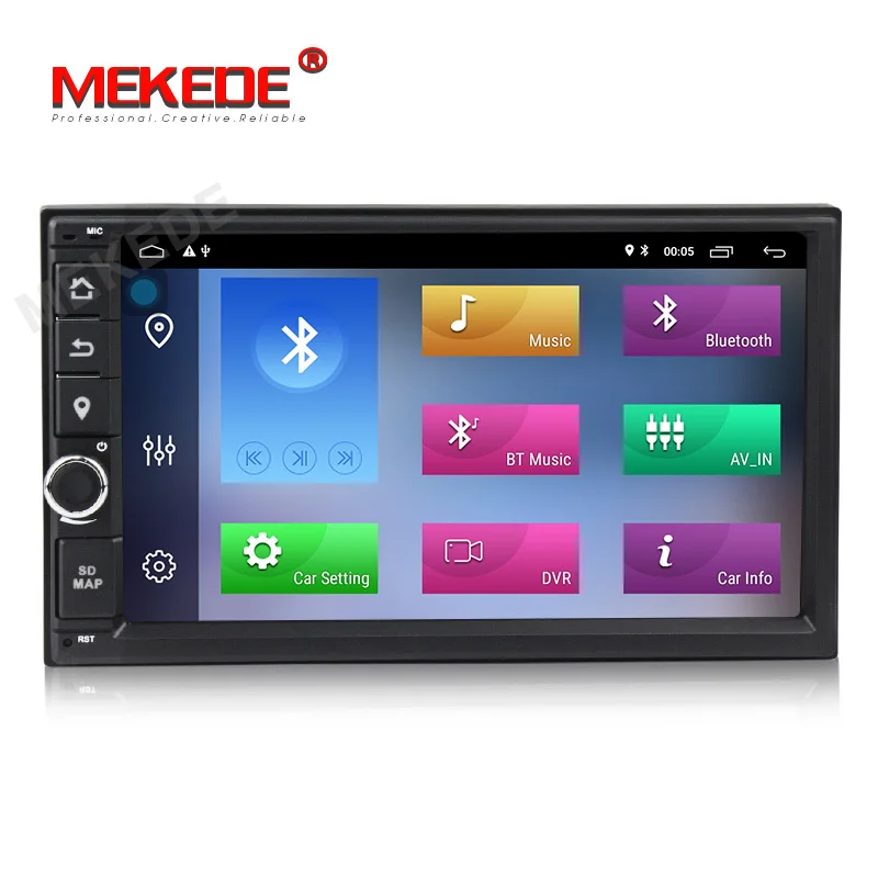 Excellent MEKEDE 2 Din Car Multimedia Player Android 9.1 Car Stereo Universal Car Radio DVD GPS BT For Volkswagen Nissan Toyota kia 2+32G 1
