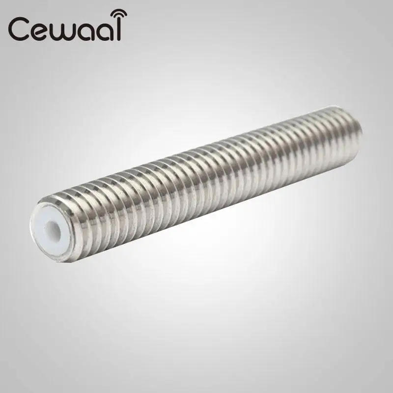 Cewaal 3D части принтера 30 мм 40 50 тефлоновая трубка для Makerbot нити из нержавеющей стали