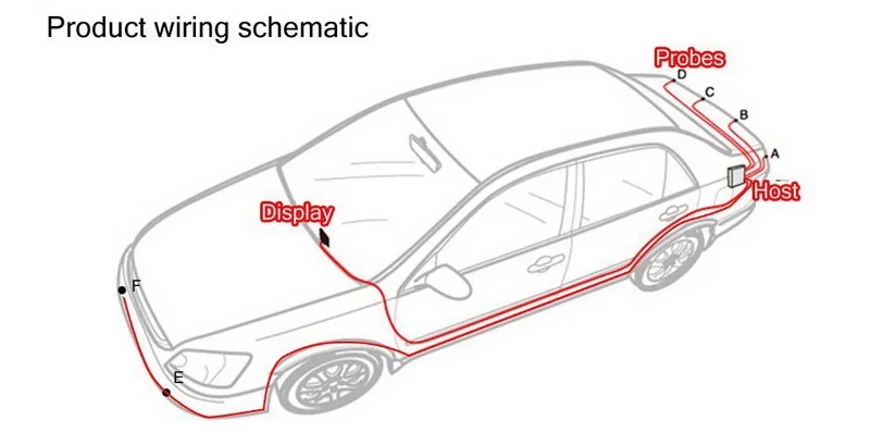 Сигнал тревоги BEBE громкий радар-детектор системы парковки сенсор монитор Авто Автомобильный светодиодный подсветка светодиодный дисплей заднего вида 6 сенсор s