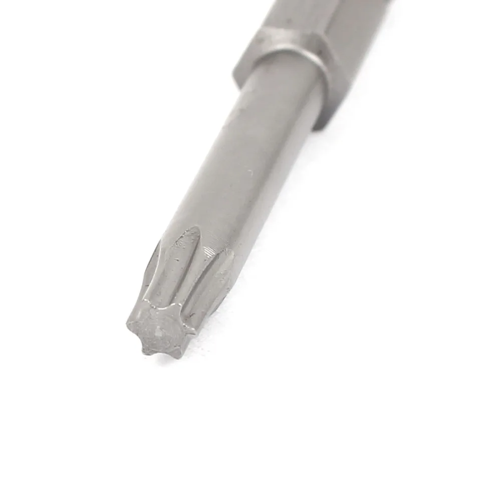 Uxcell 1/4 &quotшестигранный хвостовик T20 Магнитный S2 Torx отвертка 50 мм Длинный серый 10